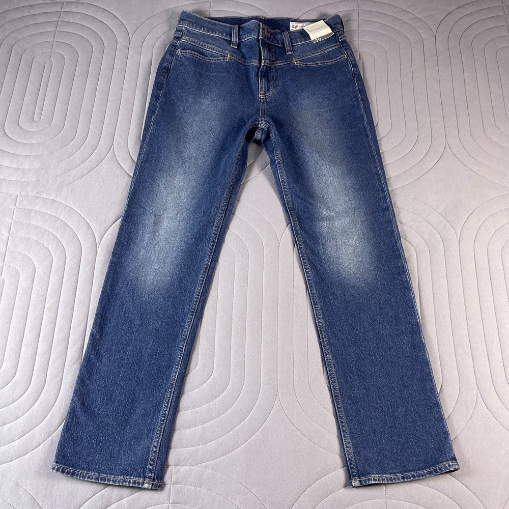 Gap High Rise '90s Straight Jeans Women's 10/30 Medium Wash Blue Denim New NWT